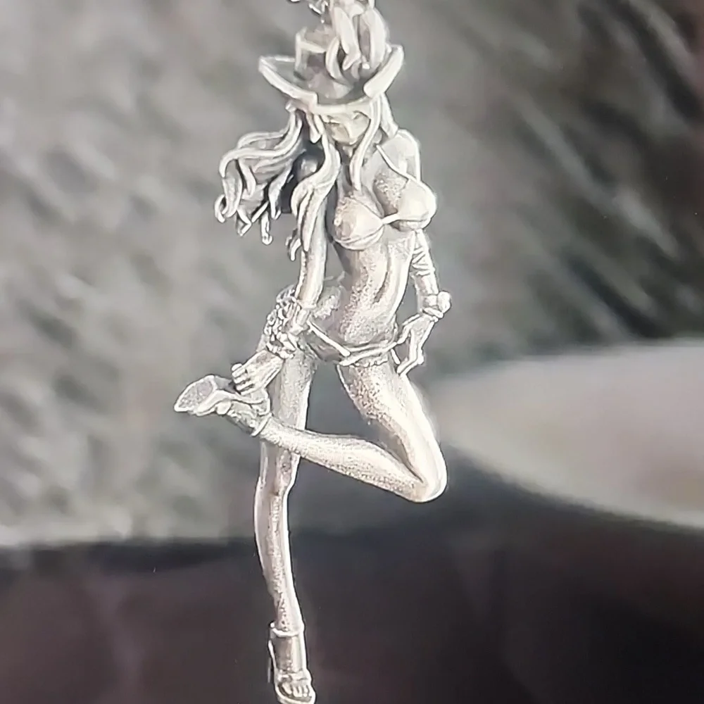 Anime Sexy 🌟 Cowgirl 🐎 Necklace